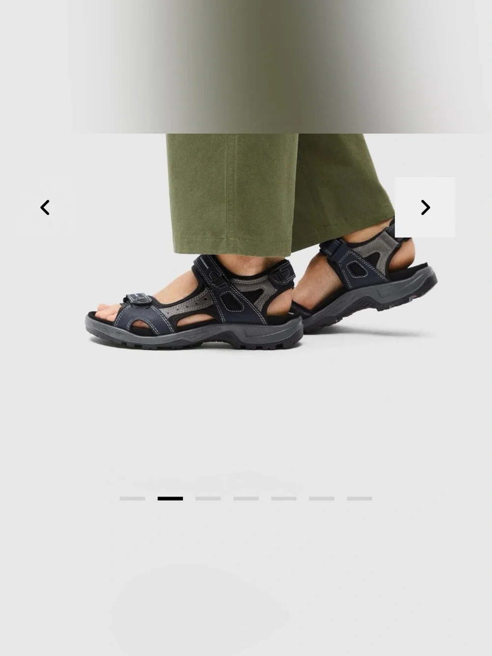 ECCO Offroad Men's Oiled-Nubuck Yucatan Walking Sandal, Like New, Sz. 11.5.